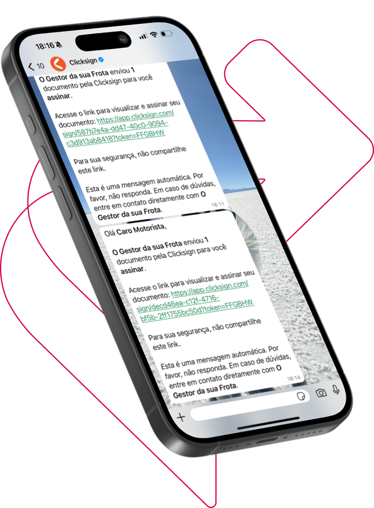 Mockup Indicação